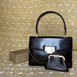 Vintage KORET 1940 Brown Leather Handbag
